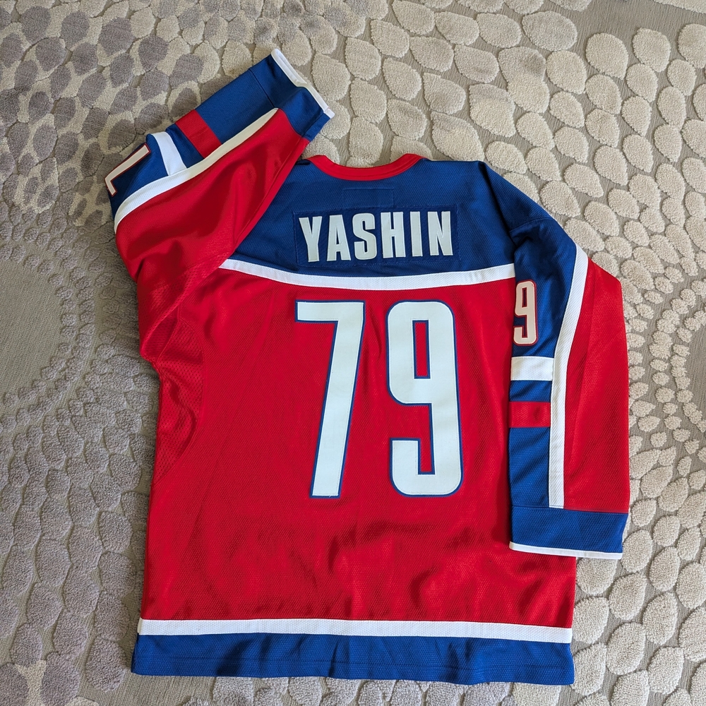 Nike Red and Blue Russia Hockey Jersey - Picture 4 of 5
